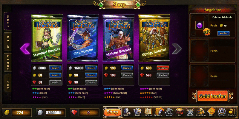 Screenshot Kings and Legends