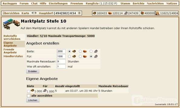 Screenshot Die Stämme