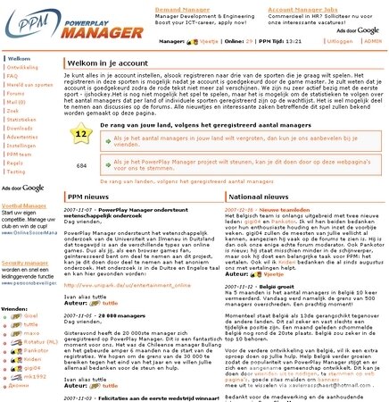 Screenshot Powerplay Manager