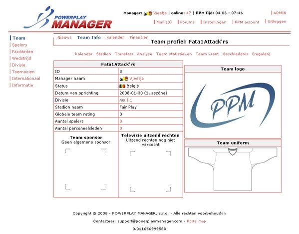 Screenshot Powerplay Manager