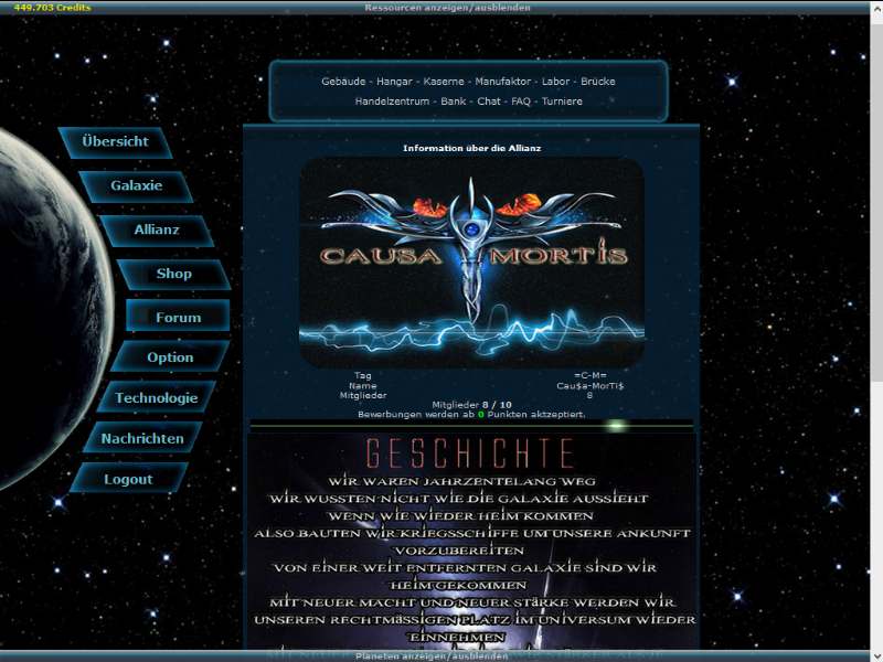 Screenshot Galactic Paradise