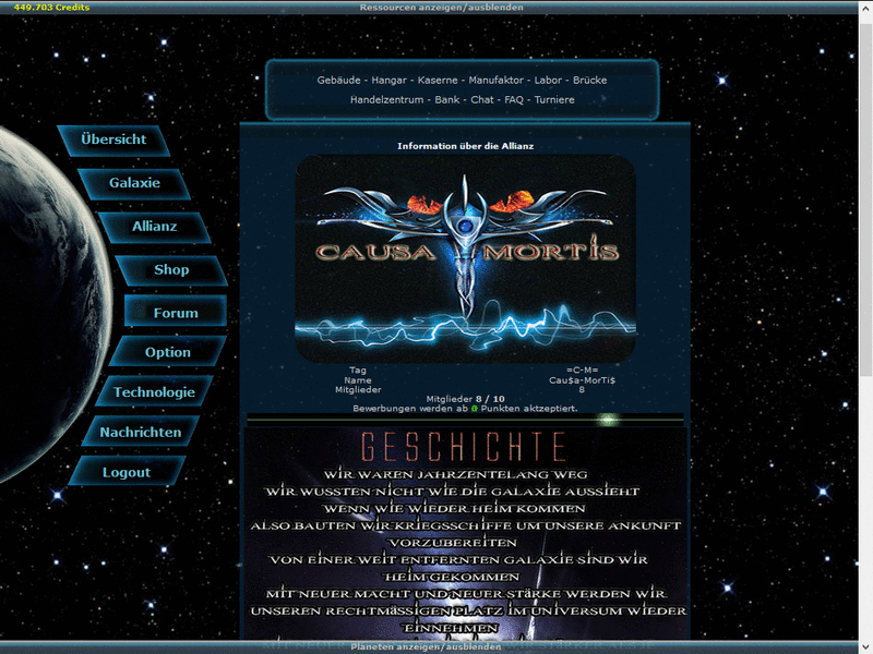 Screenshot Galactic Paradise