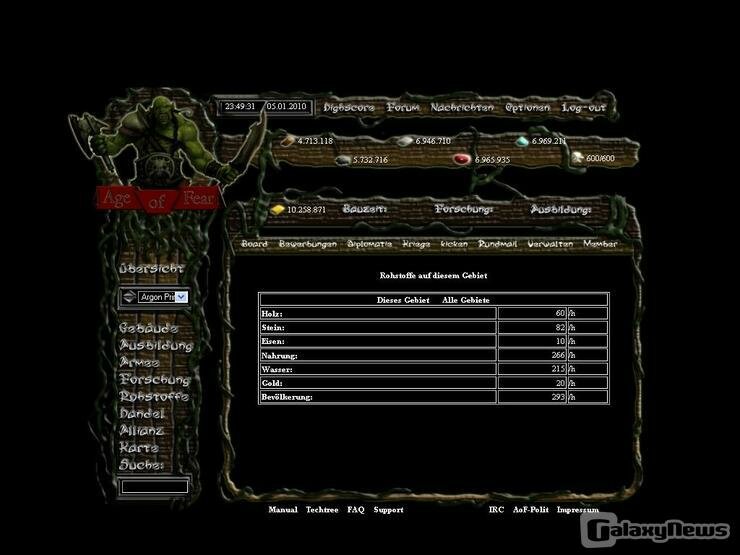 Screenshot Age of Fear