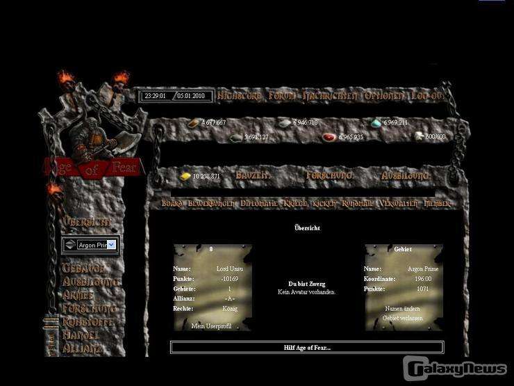 Screenshot Age of Fear