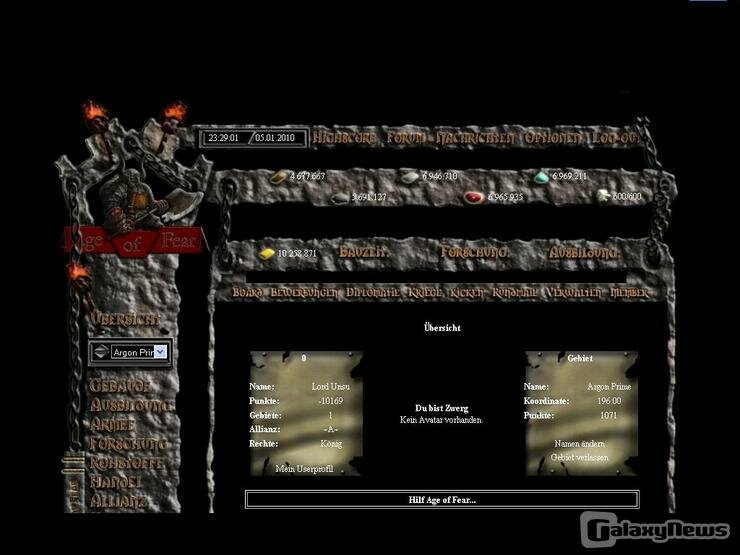 Screenshot Age of Fear