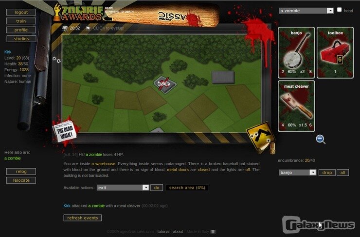 Screenshot Zombie Awards