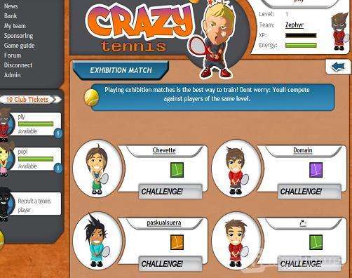 Screenshot CrazyTennis