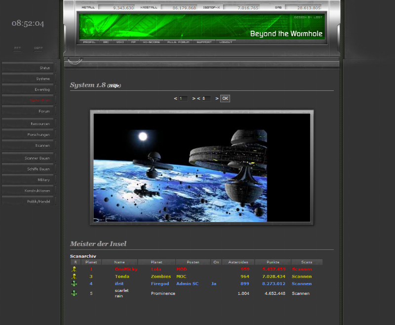 Screenshot Beyond the Wormhole
