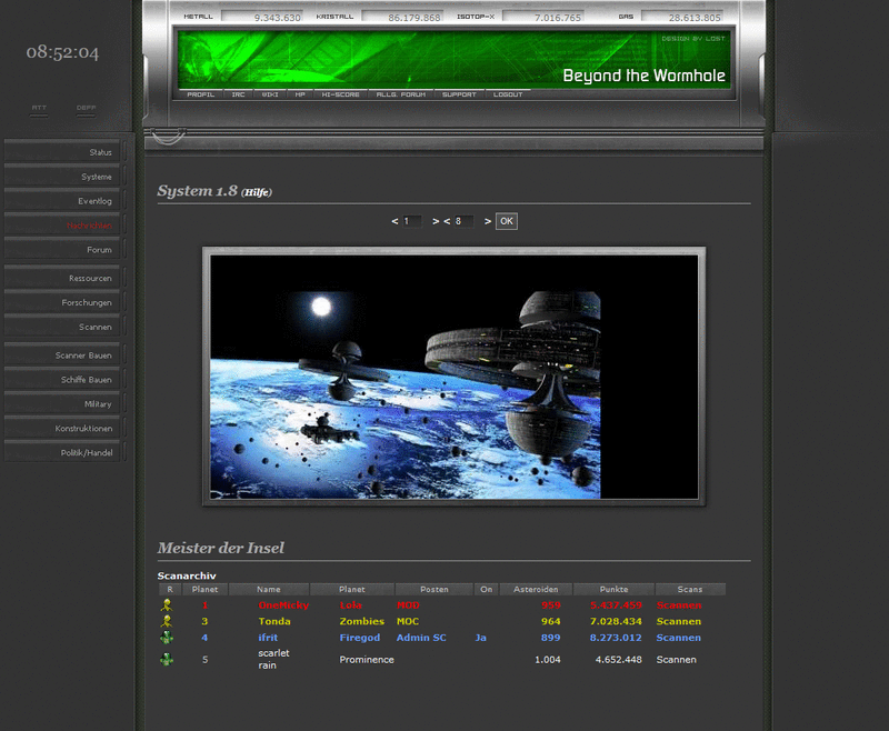 Screenshot Beyond the Wormhole
