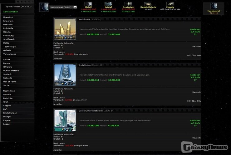 Screenshot Space Camper