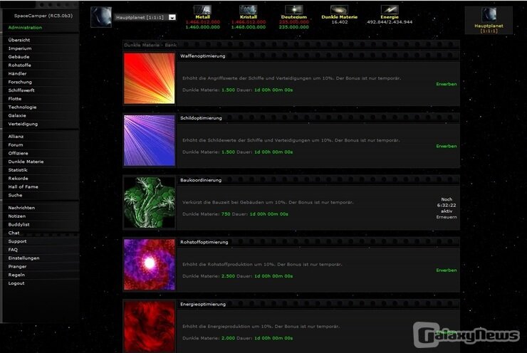 Screenshot Space Camper