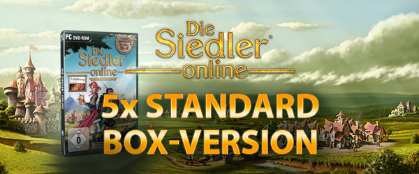 5x Die Siedler Online Box-Version 