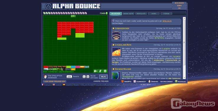 Screenshot Alphabounce