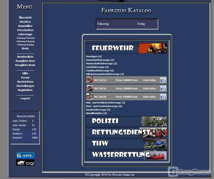 Screenshot Rescue Game