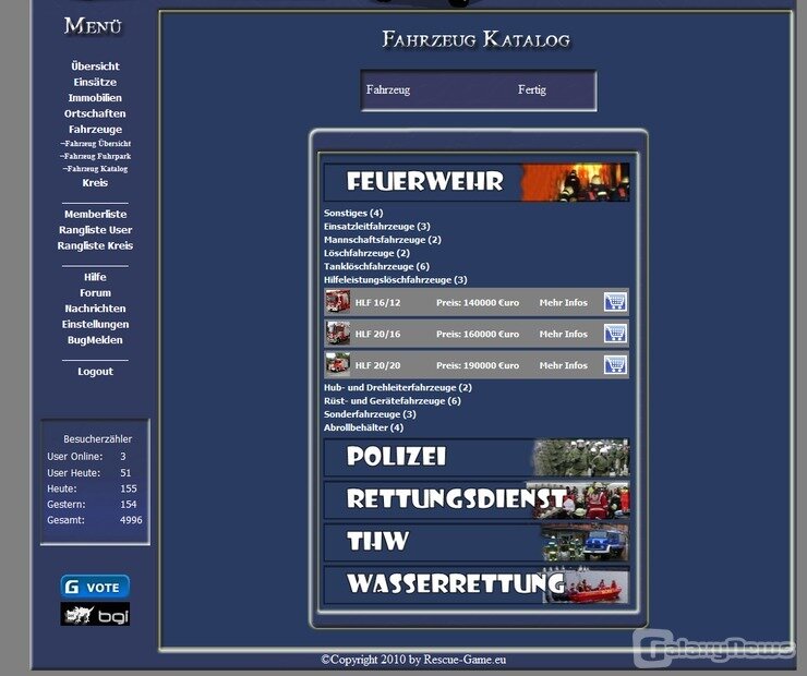 Screenshot Rescue Game