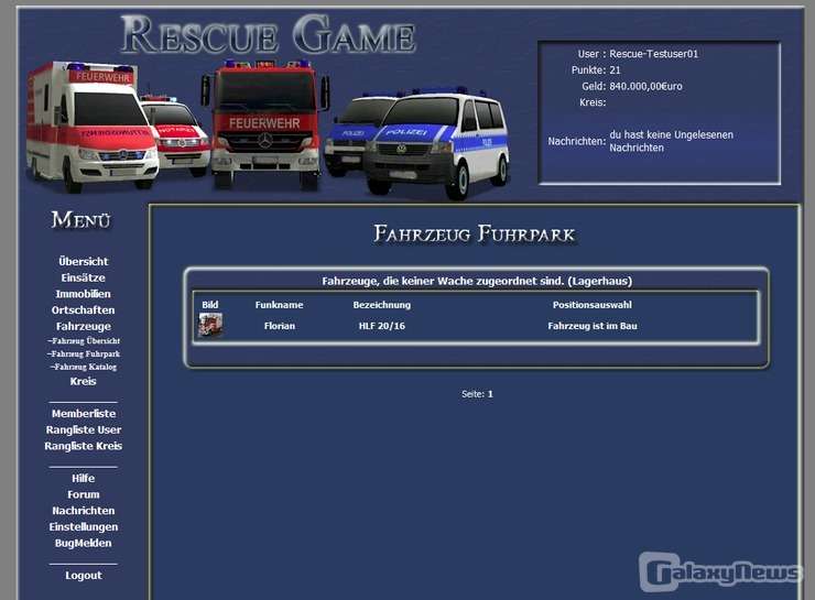 Screenshot Rescue Game