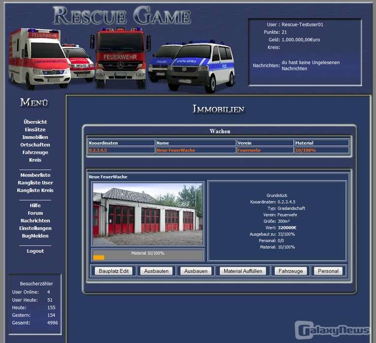 Screenshot Rescue Game