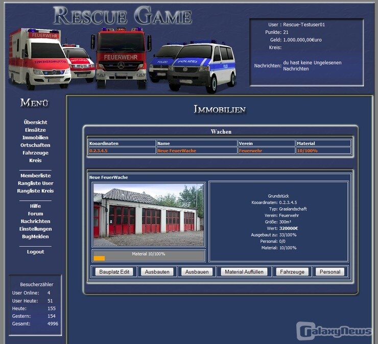 Screenshot Rescue Game