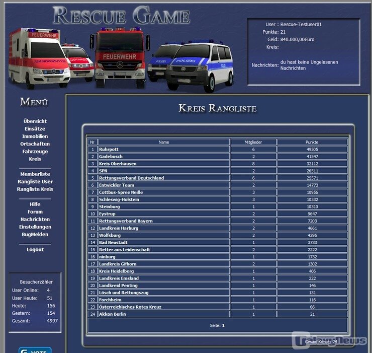 Screenshot Rescue Game