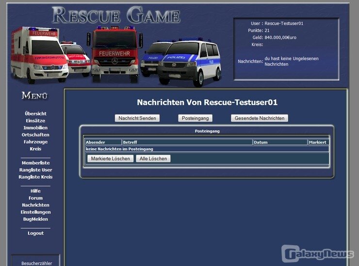 Screenshot Rescue Game