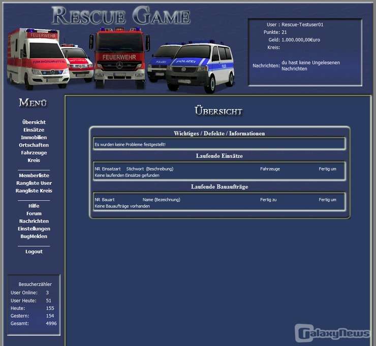 Screenshot Rescue Game