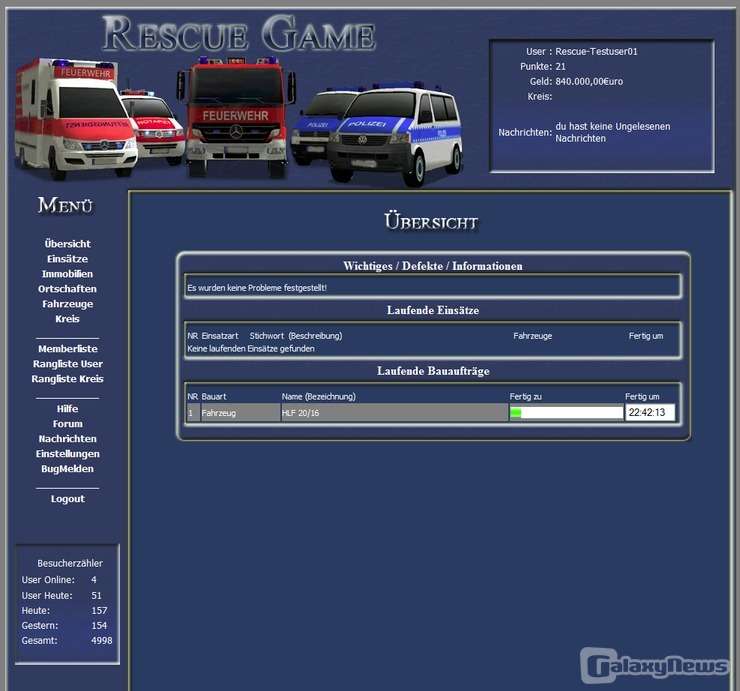 Screenshot Rescue Game