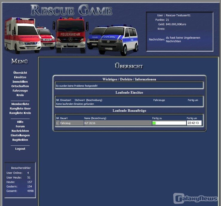 Screenshot Rescue Game