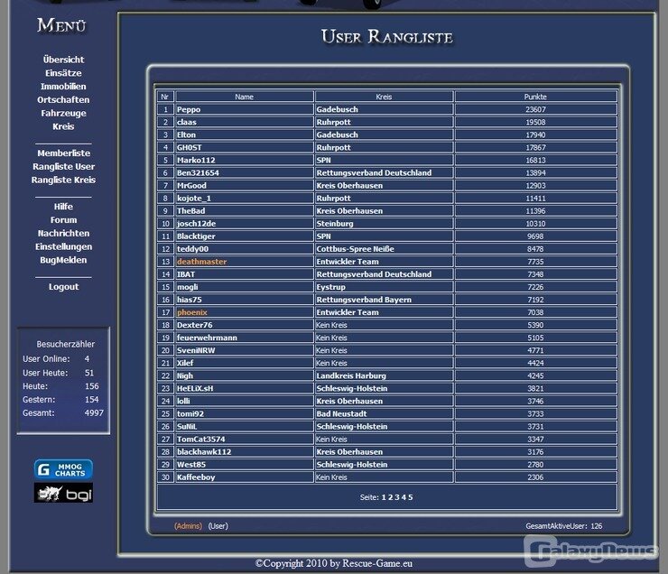 Screenshot Rescue Game