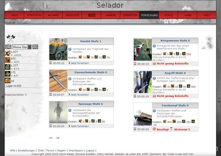 Screenshot Selador