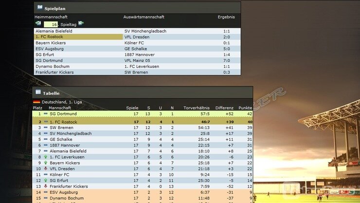 Screenshot AV-Kicker - Der Fussball-Manager