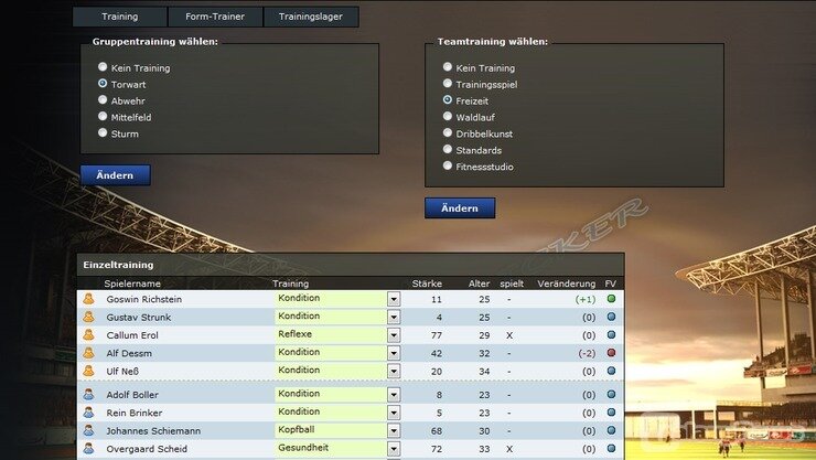 Screenshot AV-Kicker - Der Fussball-Manager