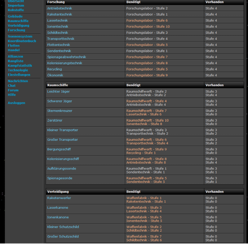 Screenshot SpaceFights
