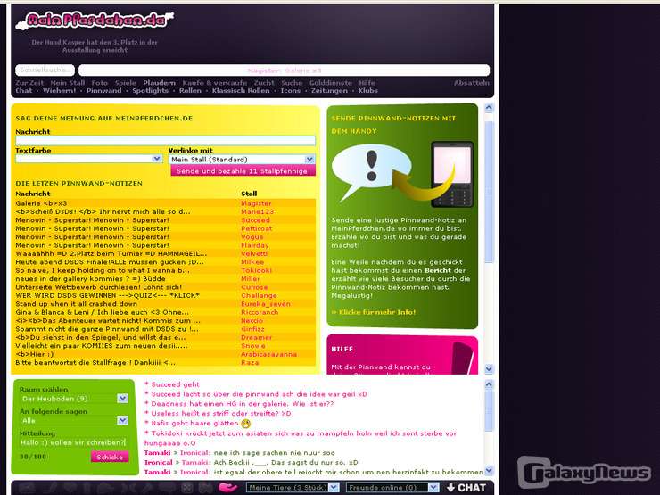 Screenshot MeinPferdchen