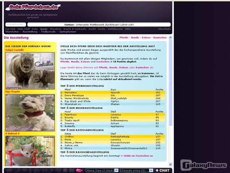 Screenshot MeinPferdchen