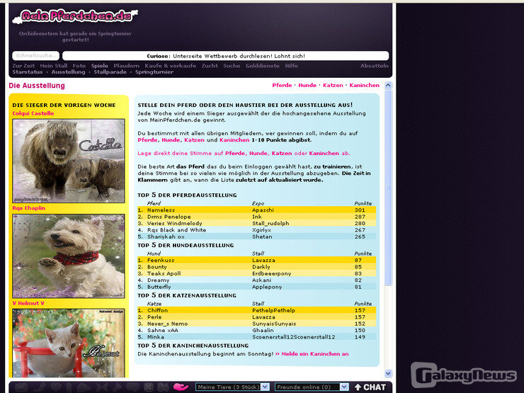 Screenshot MeinPferdchen