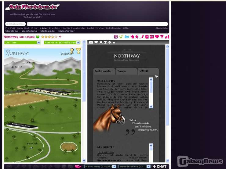 Screenshot MeinPferdchen