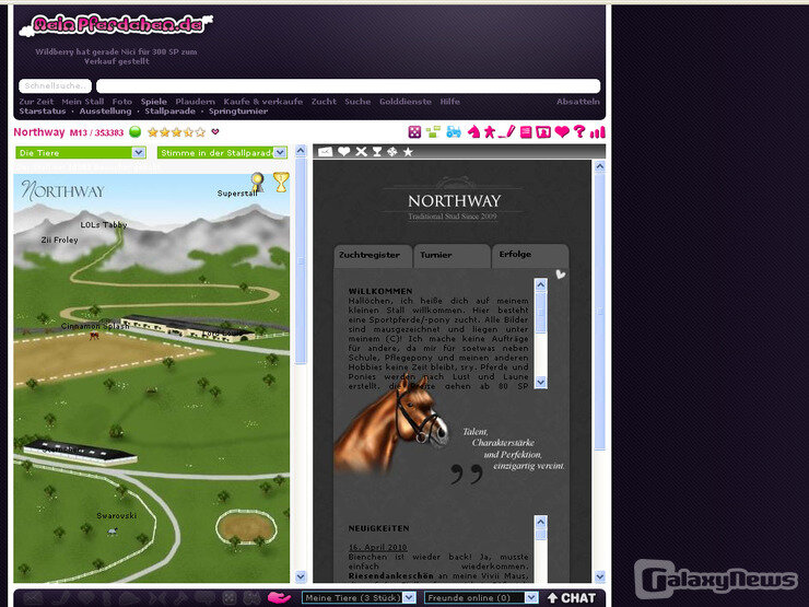 Screenshot MeinPferdchen