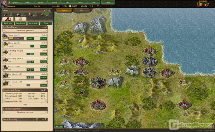 Screenshot Lord of Ultima