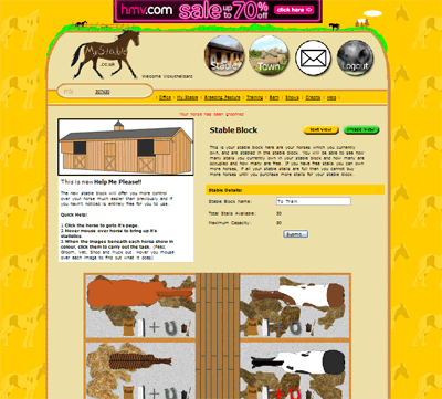 Screenshot MyStable Online Horse Game