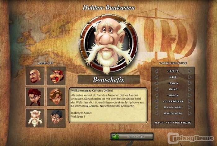 Screenshot Cultures Online