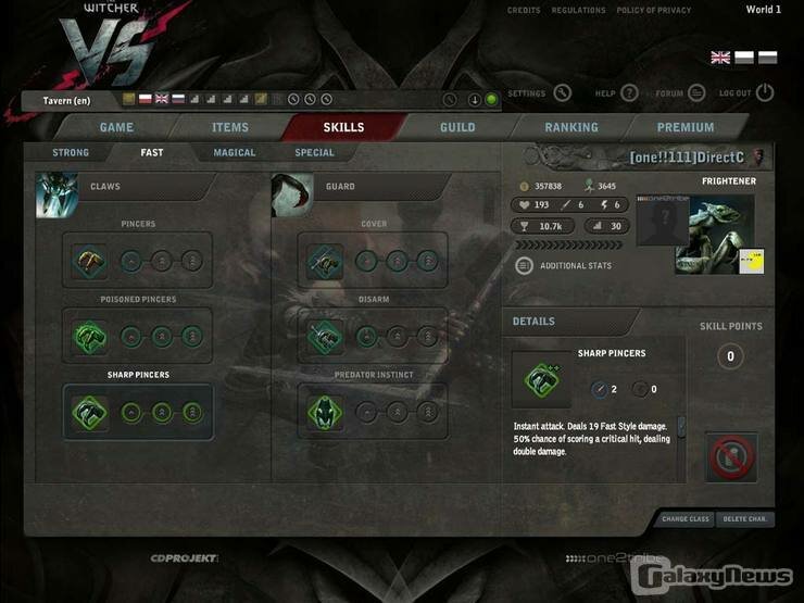 Screenshot The Witcher