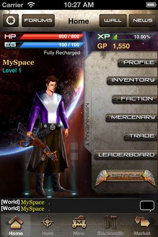 Screenshot Galactico