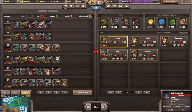 Screenshot Tower Heroes