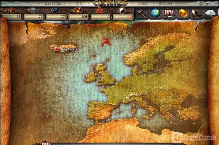 Screenshot Cultures Online