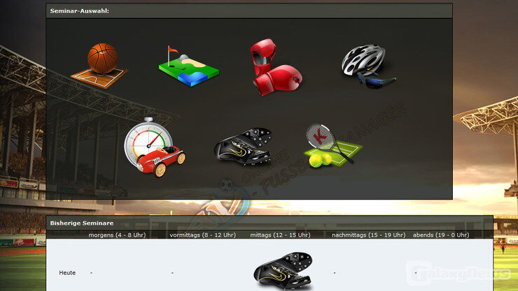 Screenshot AV-Onlinefussballmanager