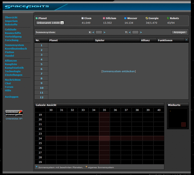 Screenshot SpaceFights