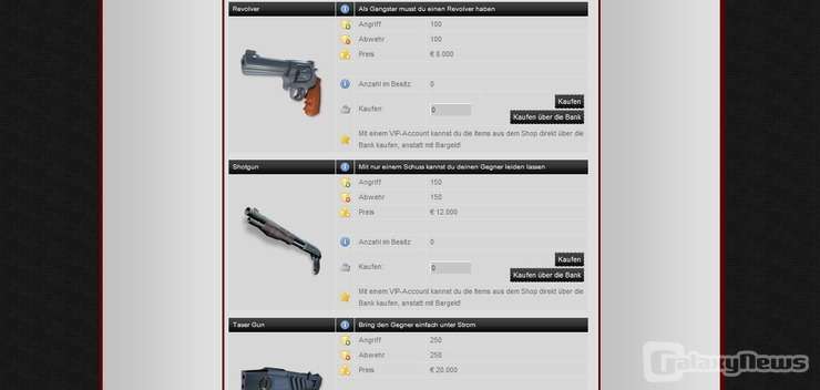 Screenshot MafiaBosse-Welt