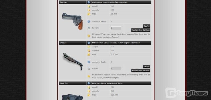 Screenshot MafiaBosse-Welt