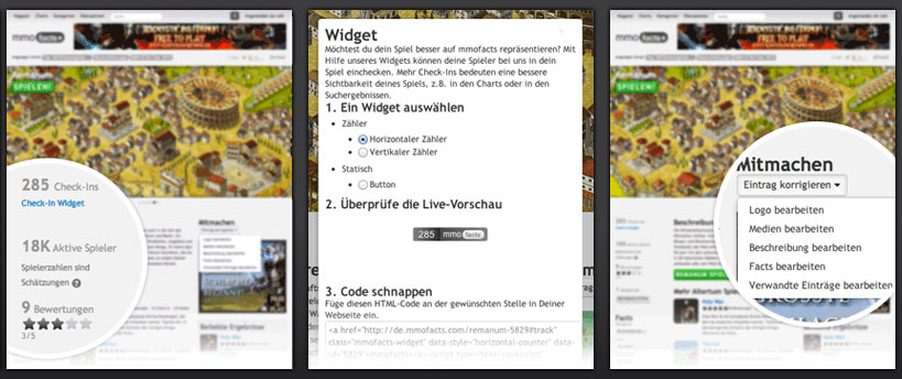 An alle Entwickler: Tipps für euren Eintrag bei mmofacts
