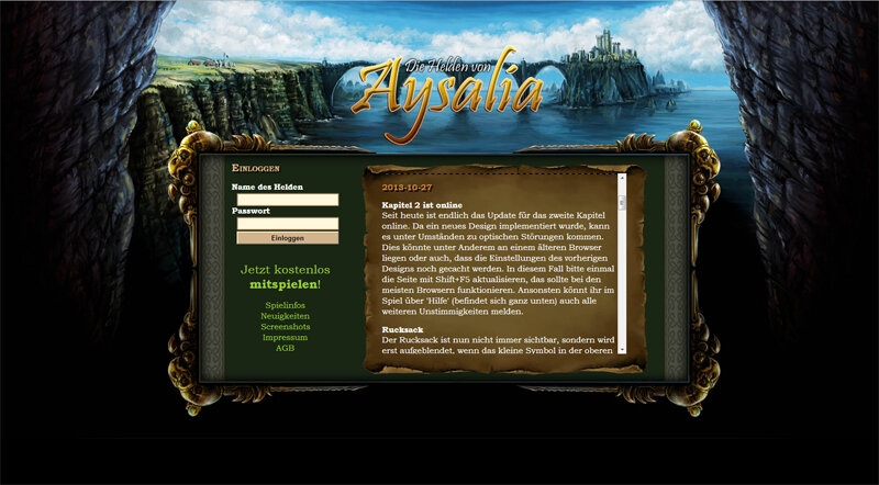 Screenshot Die Helden von Aysalia